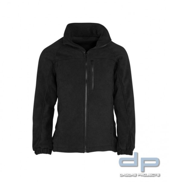 deltatex® DUNO Fleece-Jacke schwarz