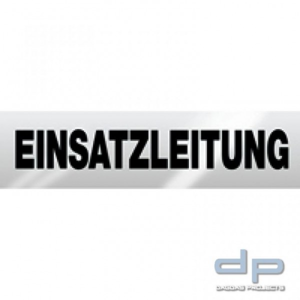 LOHOFOL Magnetschild 'EINSATZLEITUNG' - 65x19 Cm Magnetisch