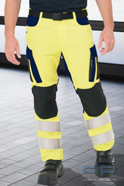 Warnschutzhose HORNET 2 (leuchtgelb/marine)