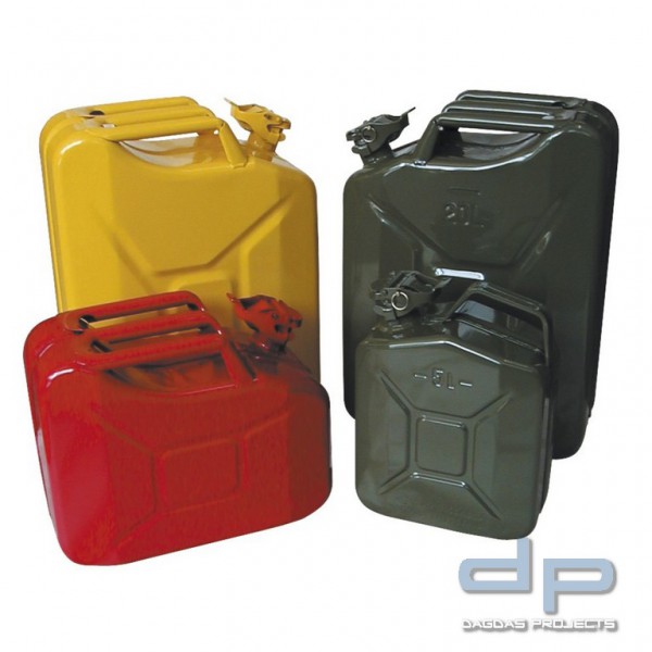 Stahlblech-Benzinkanister 5l, oliv