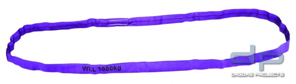 Rundschlinge Länge 1,5 m Umfang 3 m violett