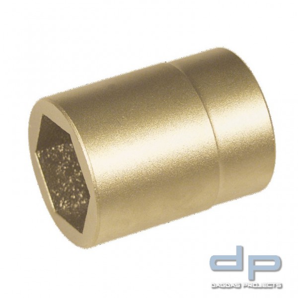 Steckschlüsseleinsatz funkenfrei, 6-kant, 1/2″, Schlüsselweite 1 ″