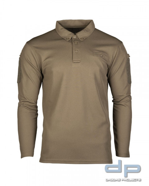 TACTICAL QUICK DRY POLOSHIRT 1/1 ARM OLIV VPE3