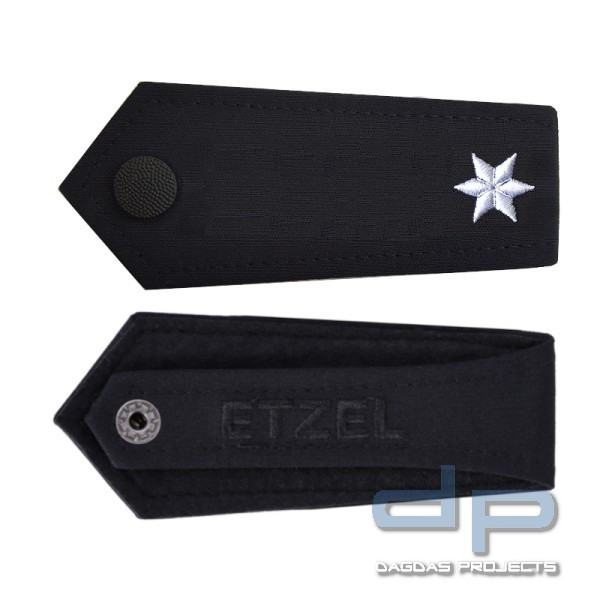 ETZEL® SCHULTERKLAPPEN PAAR BA-WÜ 1 STERN WEISS