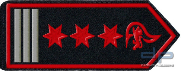 Schulterklappenpaar Feuerwehr, Baden-Württemberg Hauptfeuerwehrmann / Hauptfeuerwehrfrau als Fw-Kdt