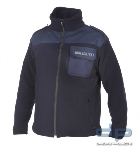 Feuerwehr-Fleecejacke Mikrospezialfaser mit Aufdruck nach Wunsch