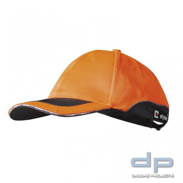 WARNSCHUTZ-CAP, ORANGE/GRAU