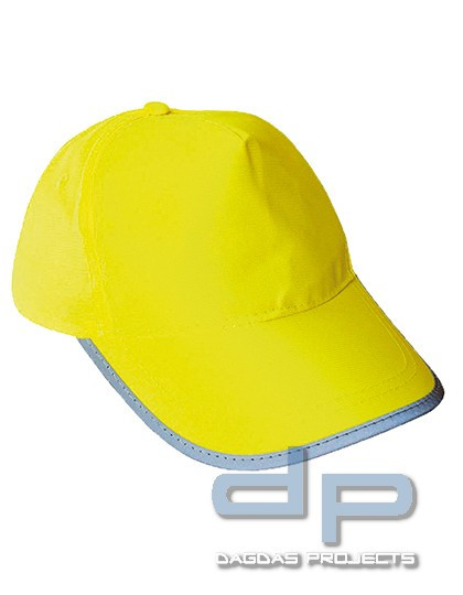 Hi-Vis Cap Montpelier in Leuchtorange und Leuchtgelb