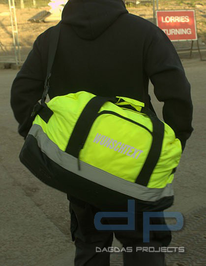 Hi-Vis Seattle Holdalls mit Wunschaufdruck