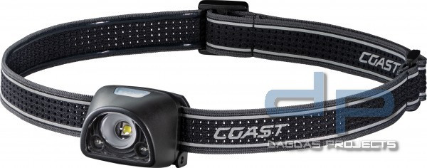 COAST FL1R Kopflampe (200 Lumen, wiederaufladbar)