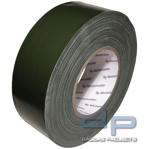 Gewebeklebeband, Farbe: oliv Maße: 50 mm x 50 m