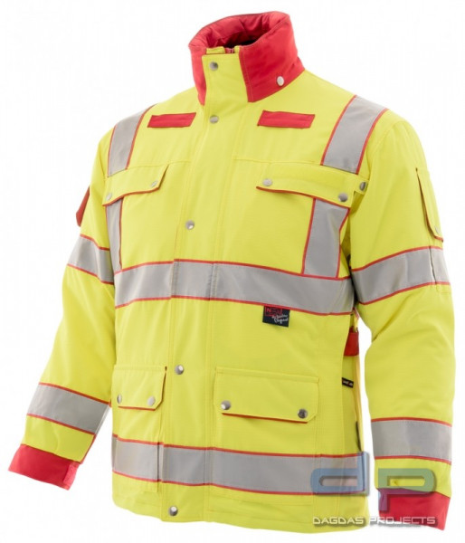 Jacke Champion Kl. 3, leuchtgelb / rot -See it SAFE®-