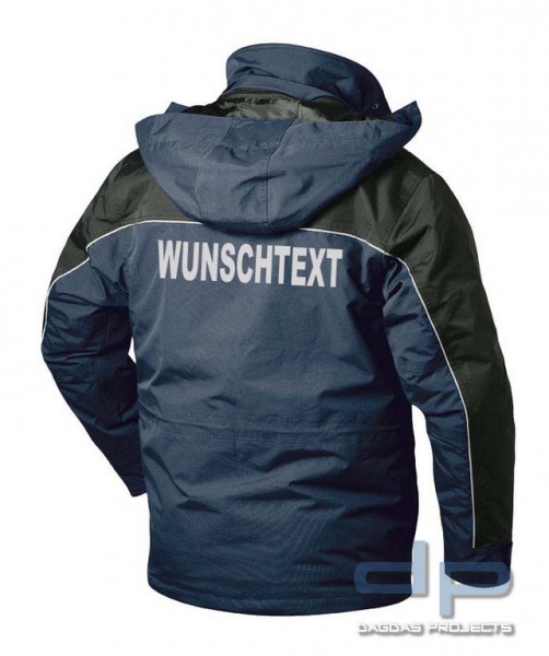 Thermo Jacke mit Wunschtext