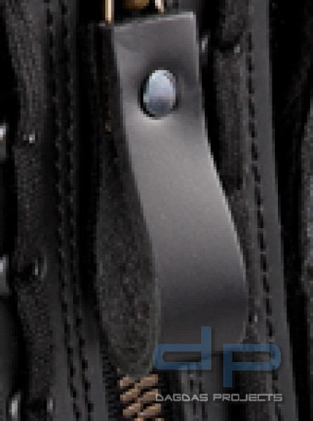 EWS 2 St. Lederlasche Zipper für Reißverschlusslasche