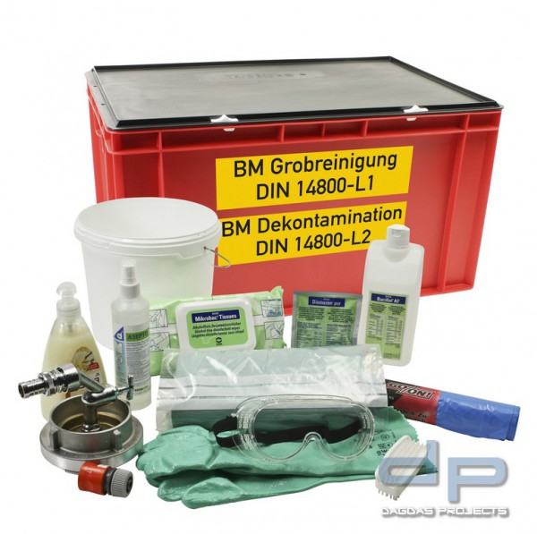 Beladungsmodul Grobreinigung/Dekontamination, nach DIN 14800-18, Bbl. 12,