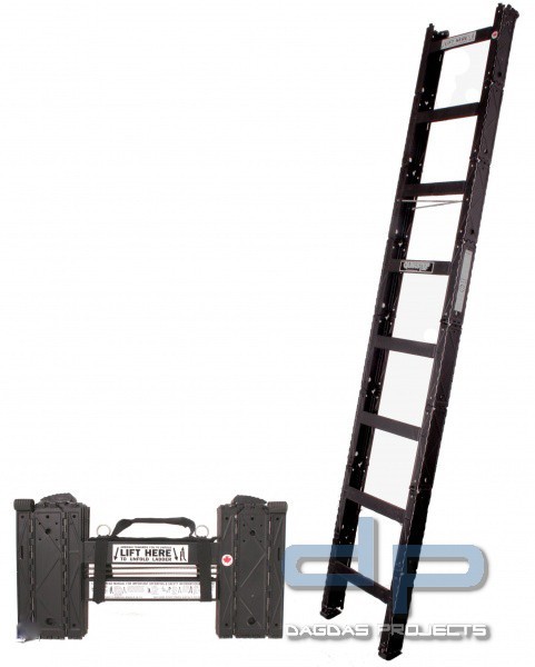 PORTAL LADDER™ Standard-Leiter, 6 Fuß 1,83 Meter lang, schwarz