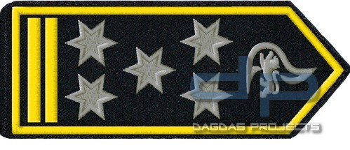 Schulterklappenpaar Feuerwehr, Baden-Württemberg Brandoberamtsrätin/-rat (A13) als Abt-Kdt / als stv
