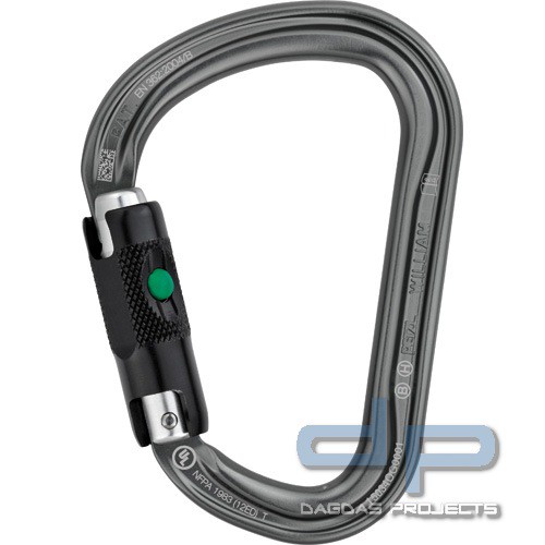 PETZL WILLIAM BALL-LOCK Alu-Karabiner