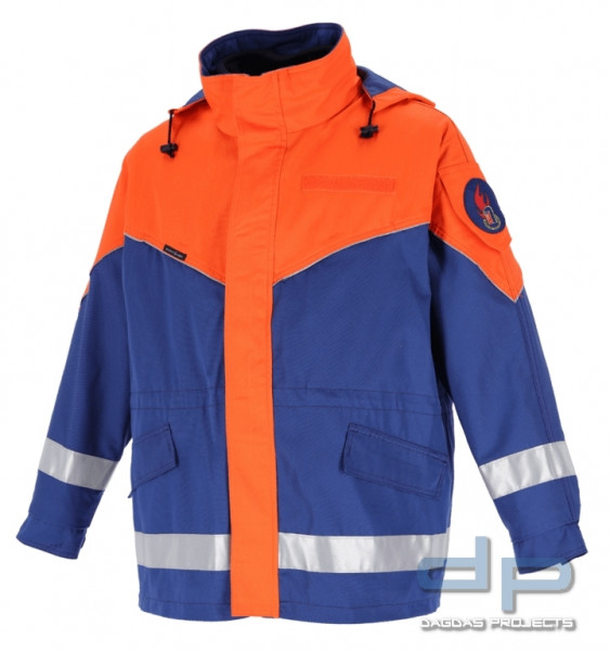 Jugendfeuerwehr-Überjacke mit herausnehmbarer Fleecejacke aus Mikrospezialfaser