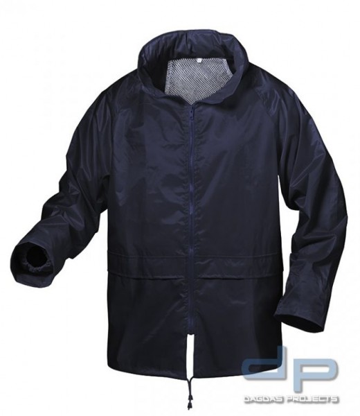 Regenjacke in Marine