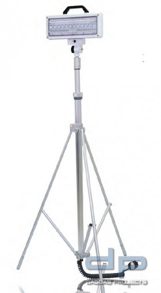 Lampe Spectra MAX-S C28 mit Twist-Lock Teleskop-Dreibeinstativ Modell 656