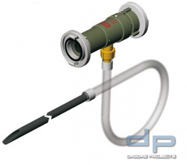 Zumischer Hohlstrahlrohr 75 l ohne Kupplung - drehbar-