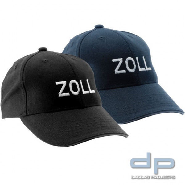 COP® Basecap mit Stick - ZOLL vorne, Stickfarbe weiß, Einheitsgröße in verschiedenen Farben