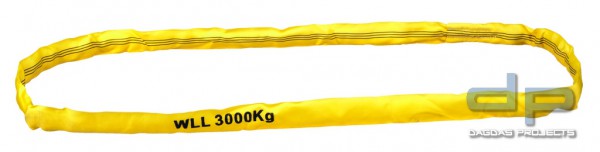 Rundschlinge Länge 1,5 m Umfang 3 m gelb