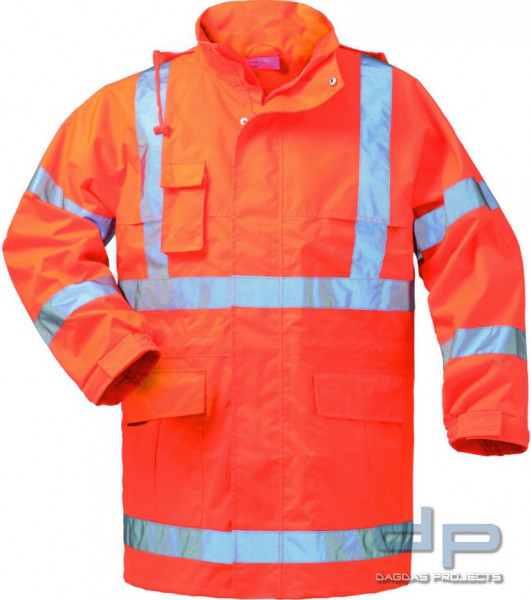SAFESTYLE® Warnschutz-Jacke mit Wunschbeschriftung möglich in Orange