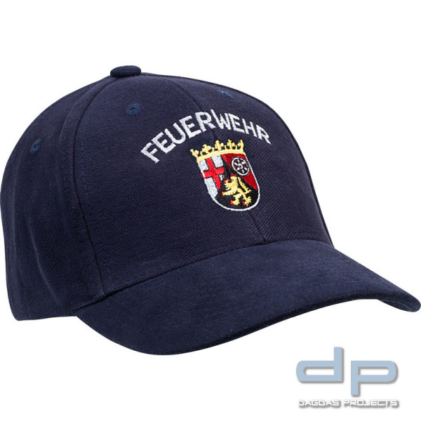 Basecap FEUERWEHR Rheinland-Pfalz, mit Landeswappen, gestickt