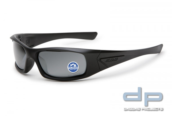 ESS 5B Sonnenbrille (Black Frame Polarized Mirrored Gray Lenses)