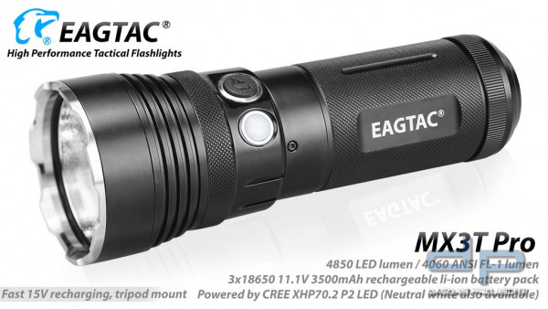 EAGTAC MX3T Pro, CREE XHP70.2 in verschiedenen Ausführungen