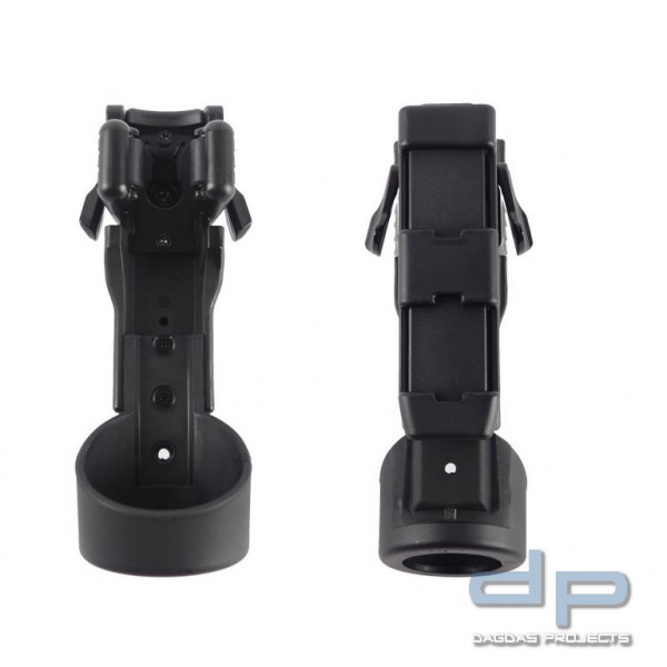 ESP® Taschenlampen Holster LHU44, für eine Molle Schlaufe, 360° drehbar
