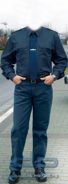 Polizei Jeans dunkelblau Gr. 90