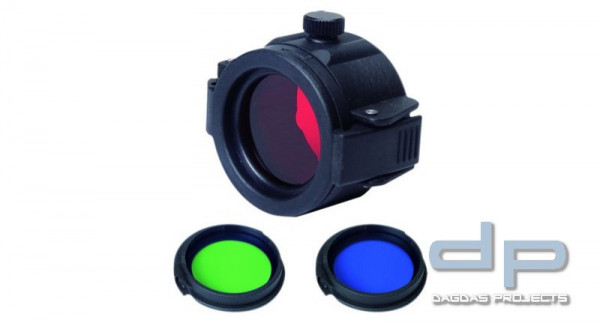 FT32 Taschenlampen Farbfilter mit RGB Linse 32mm Durchmesser