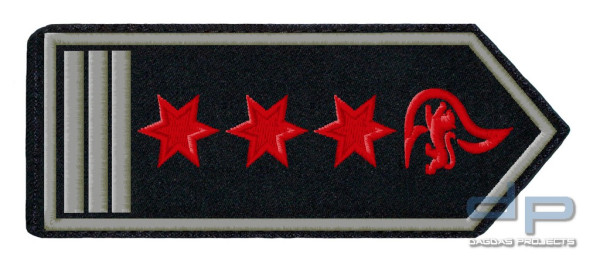 Schulterklappenpaar Feuerwehr, Baden-Württemberg Hauptbrandmeister/-in (A9) als Fw.-Kdt