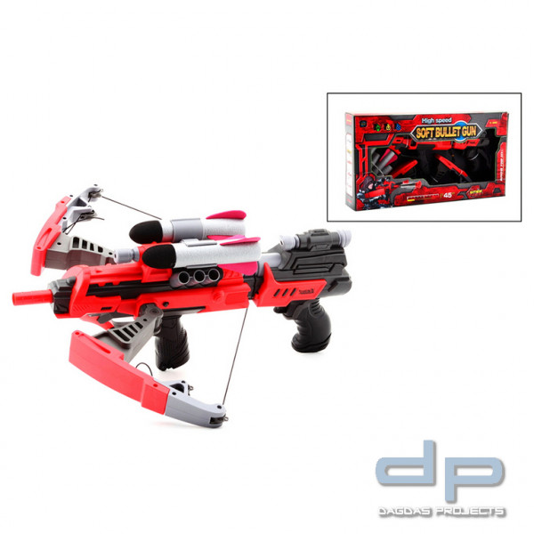 Serve & Protect Armbrust 47cm + 10 kl. und 4 gr. Pfeilen