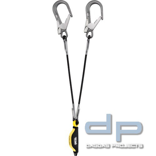 PETZL Bandfalldämpfer ABSORBICA-Y 80 MGO 80 cm, mit 2 Verbindungselementen MGO