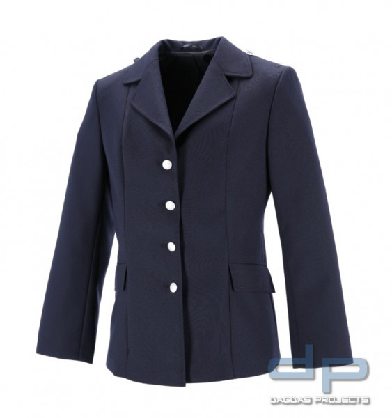 Damen Dienst-Blazer ohen Biese, mit Knopf und Trense