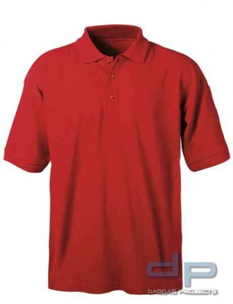 Robustes Poloshirt Marke Jerzees rot