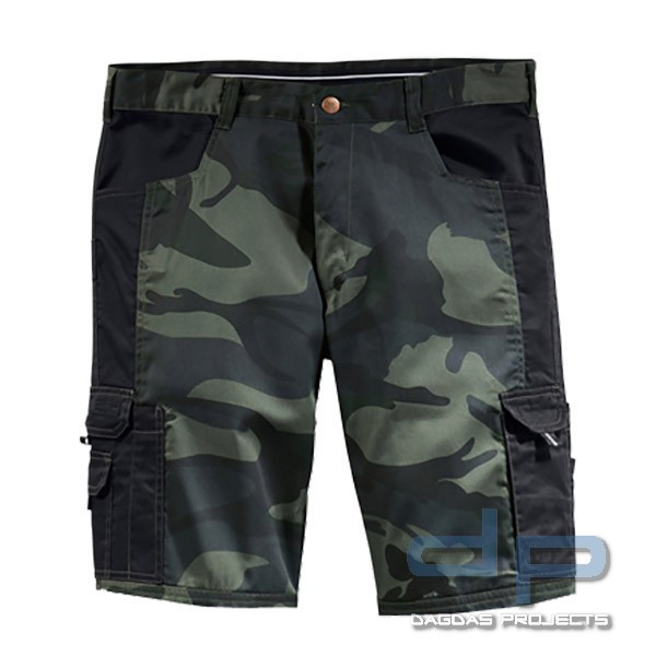 Arbeitsshort in Camouflage