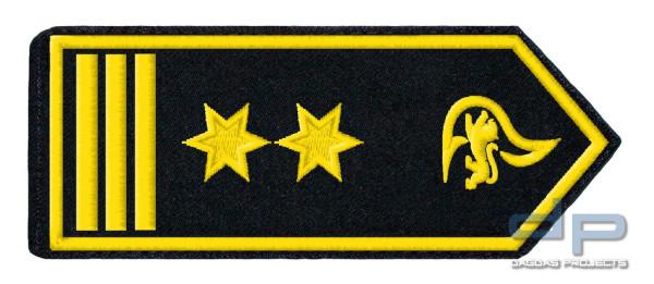 Schulterklappenpaar Feuerwehr, Baden-Württemberg Oberbrandrätin/-rat (A14) als Fw-Kdt