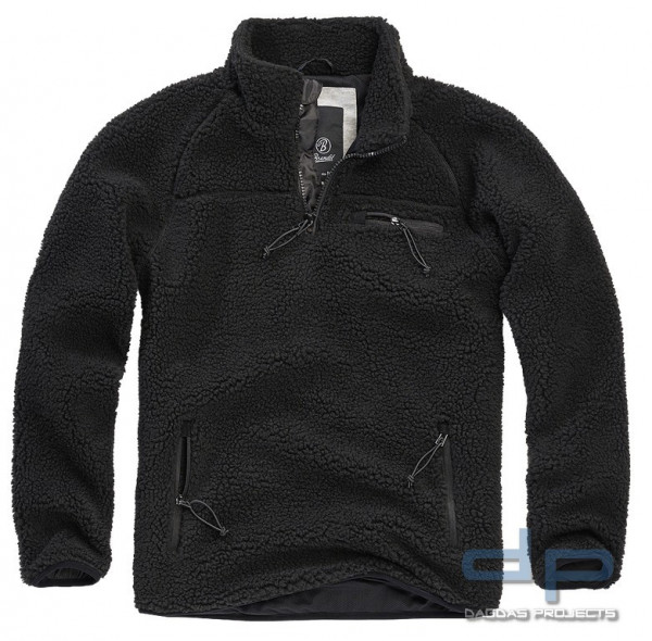 Teddyfleece Troyer Farbe: Schwarz Größe: M und XL