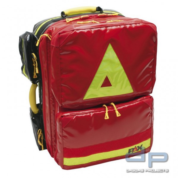 Notfallrucksack First-Responder O2 DIN 13155, PAX-Plan, rot