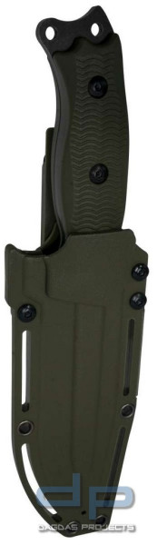 Survival Knife - Rettungsmesser in Dunkeloiv