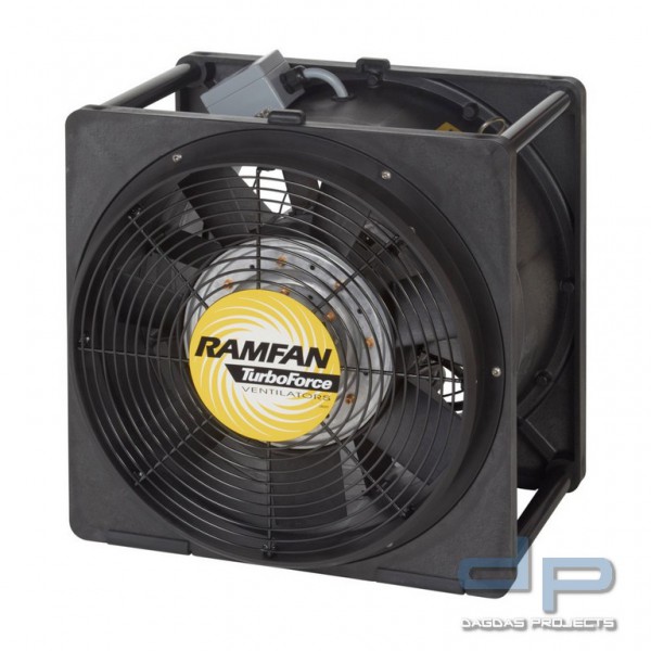 Ramfan Lüfter EFi120xx, Ø 40cm Ex-geschützt, 900W, 6.375m³/Std