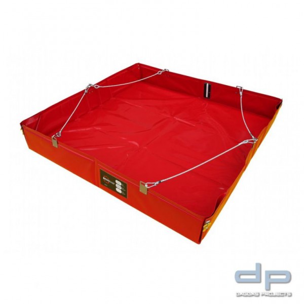 Faltbare Auffangwanne Eccotarp, ET 04 XL DECON Komplettset, 450 l