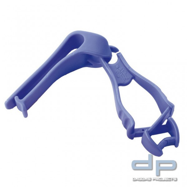 Handschuhclip Grabber, Klammer/Clip Farbe Blau