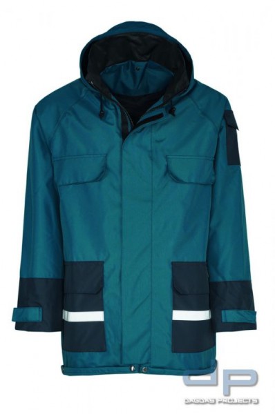 gammatex® Wetterschutzkleidung Jacke Jobline Petrol ohne