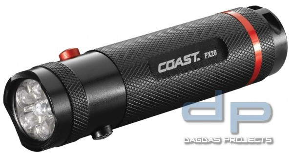 COAST PX20 Taschenlampe (315 Lumen, Dual Color)